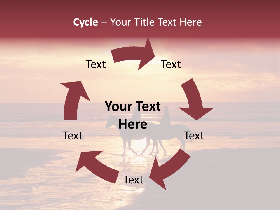 Landscape Sky Horseriding PowerPoint Template