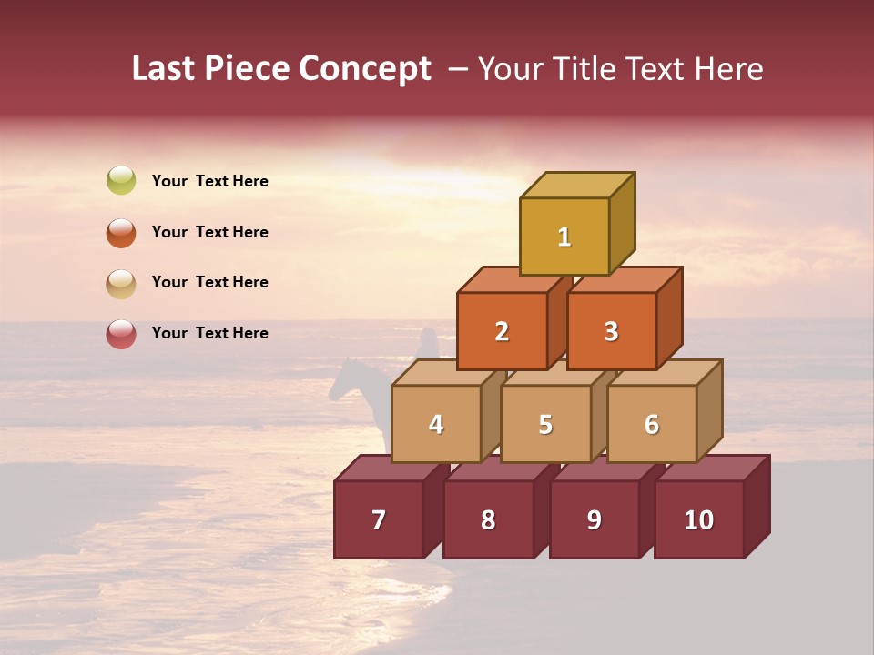 Landscape Sky Horseriding PowerPoint Template