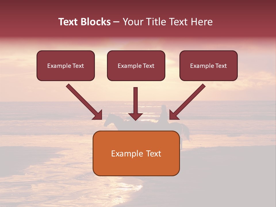Landscape Sky Horseriding PowerPoint Template
