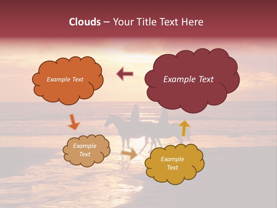 Landscape Sky Horseriding PowerPoint Template