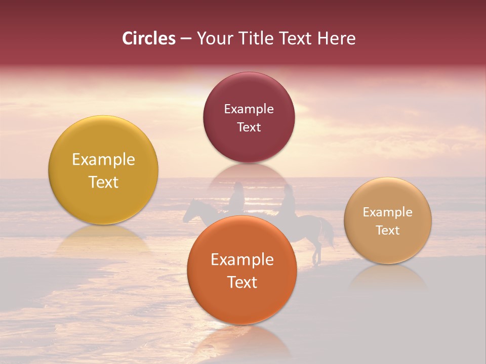 Landscape Sky Horseriding PowerPoint Template