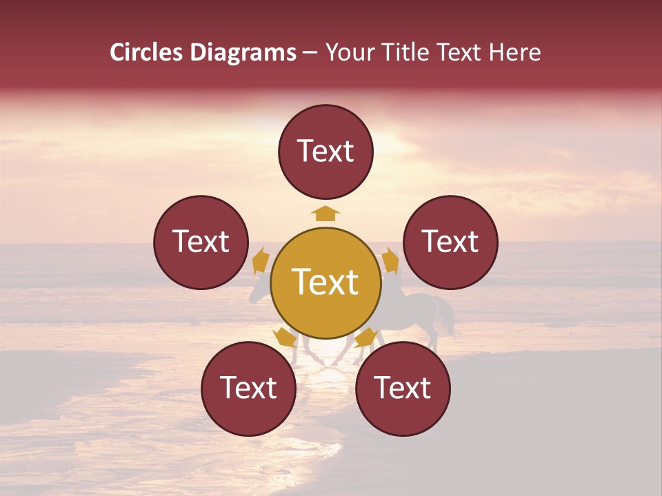 Landscape Sky Horseriding PowerPoint Template