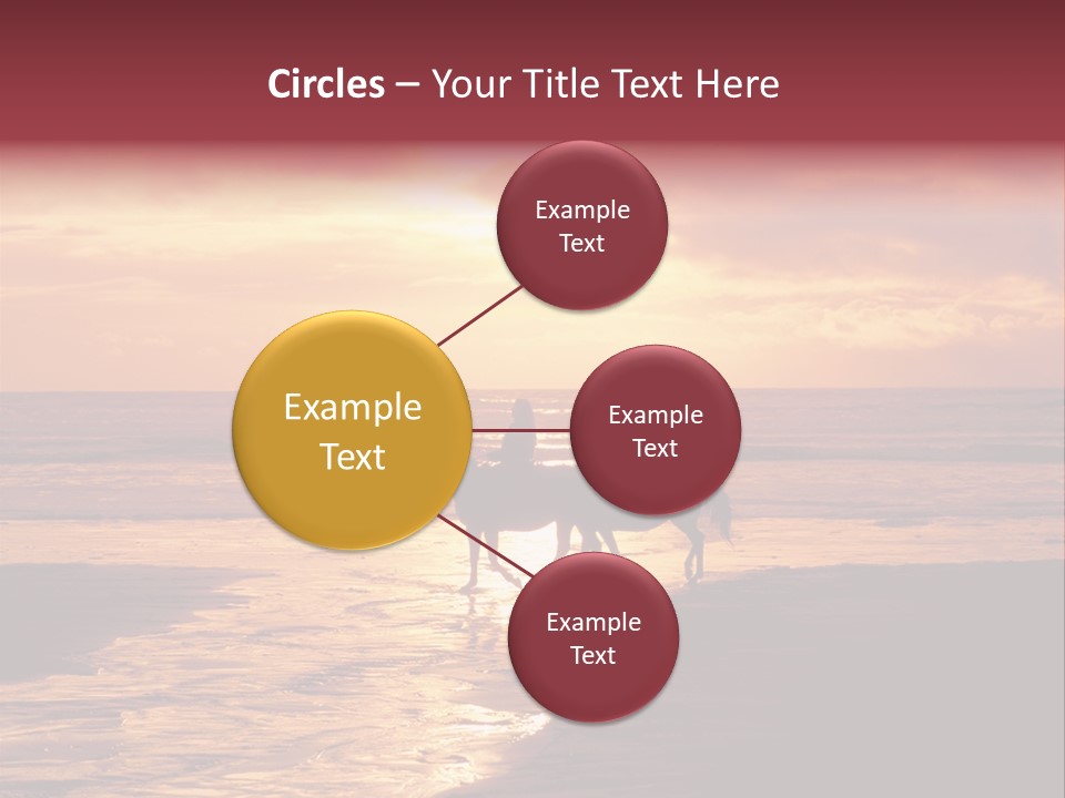 Landscape Sky Horseriding PowerPoint Template