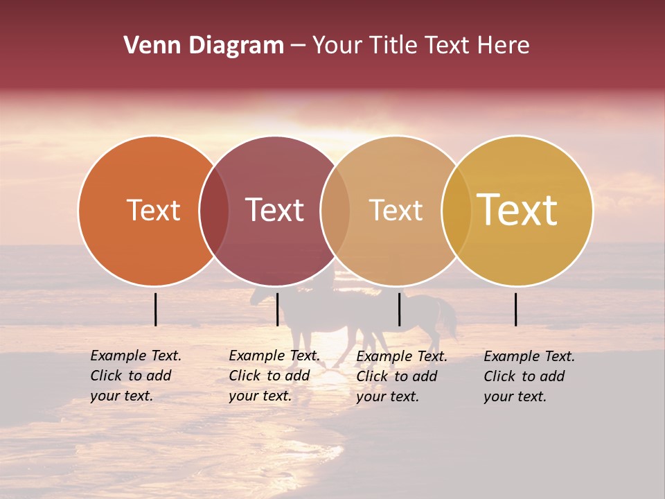 Landscape Sky Horseriding PowerPoint Template