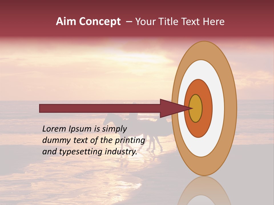 Landscape Sky Horseriding PowerPoint Template