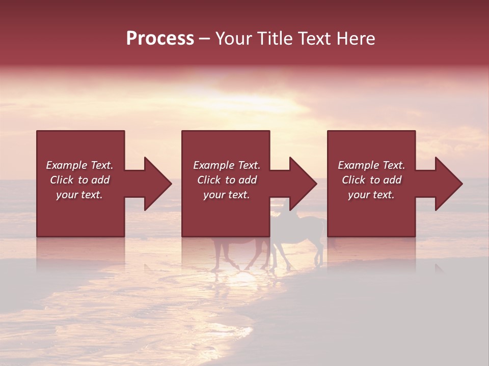 Landscape Sky Horseriding PowerPoint Template