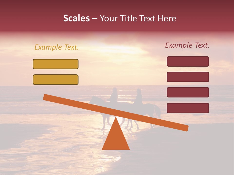 Landscape Sky Horseriding PowerPoint Template