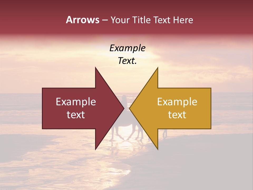 Landscape Sky Horseriding PowerPoint Template