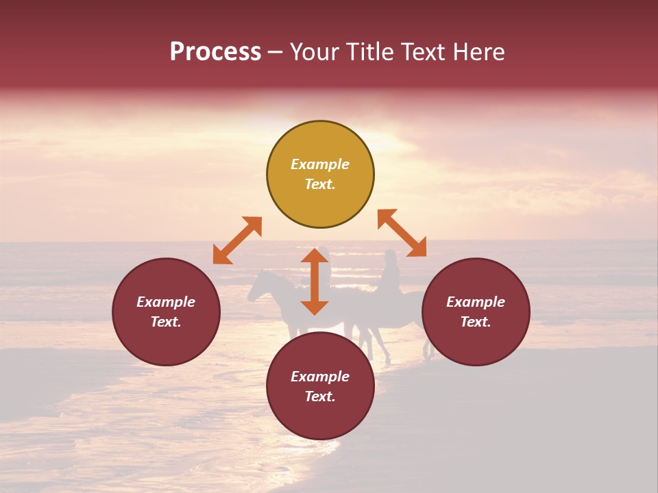 Landscape Sky Horseriding PowerPoint Template