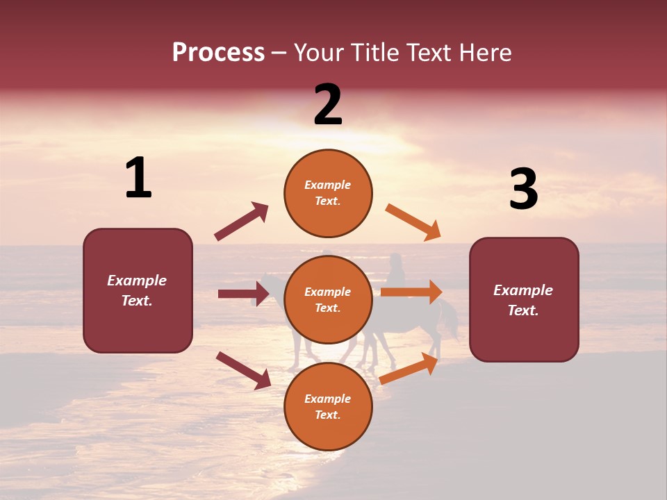 Landscape Sky Horseriding PowerPoint Template