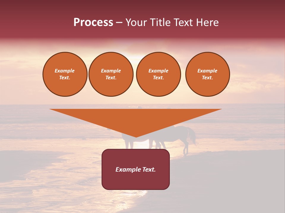 Landscape Sky Horseriding PowerPoint Template