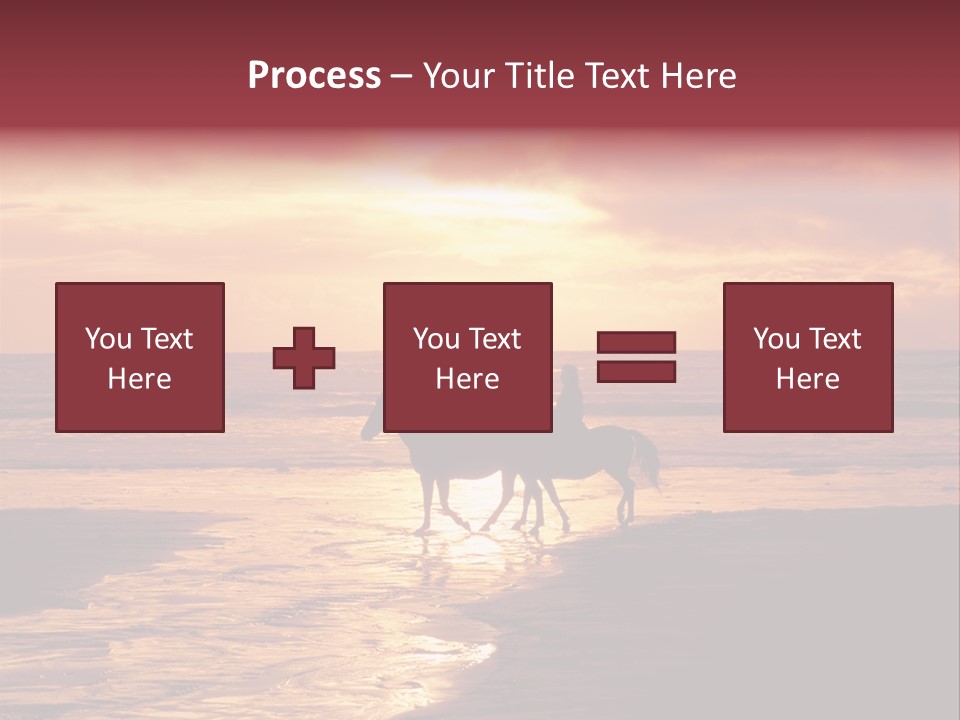 Landscape Sky Horseriding PowerPoint Template