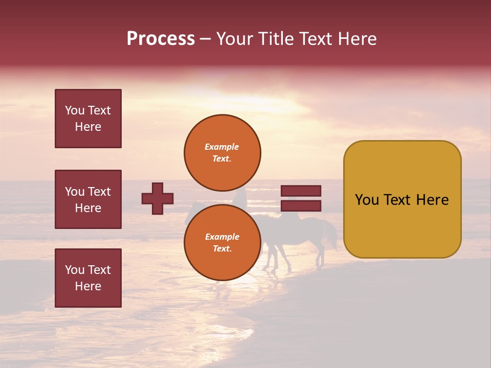 Landscape Sky Horseriding PowerPoint Template