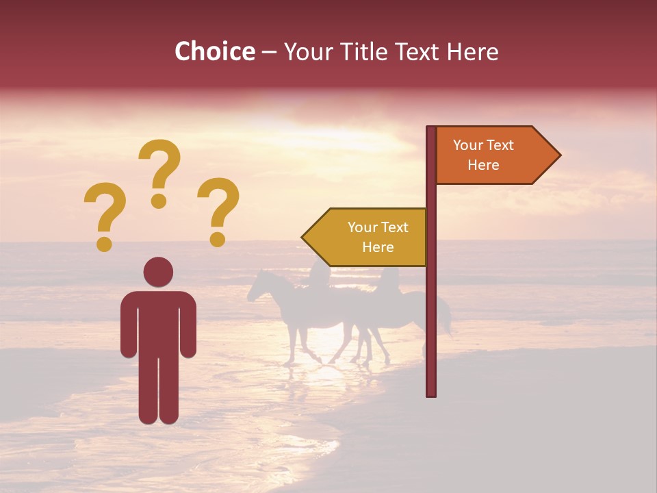 Landscape Sky Horseriding PowerPoint Template