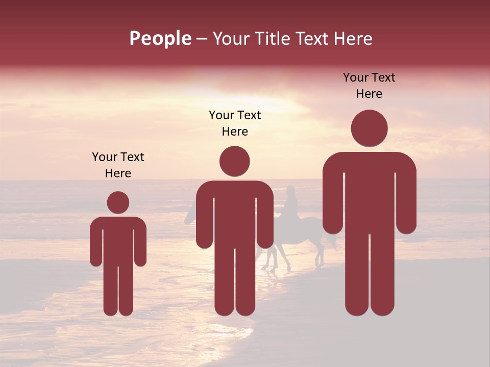 Landscape Sky Horseriding PowerPoint Template