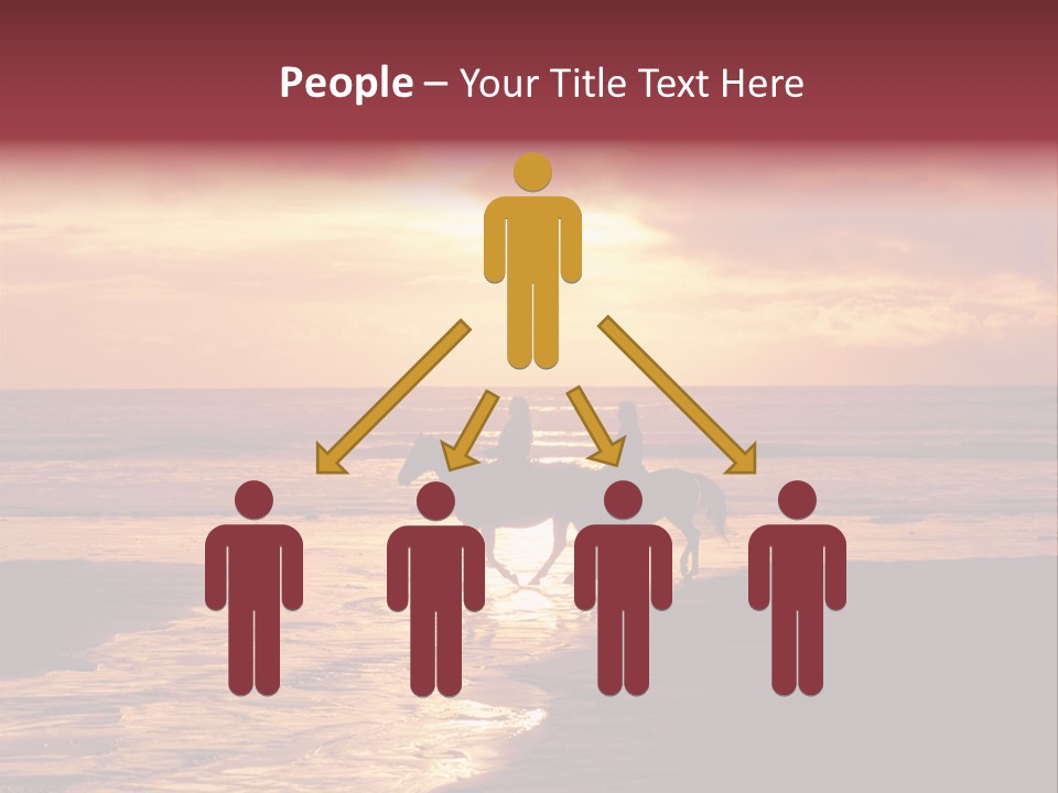 Landscape Sky Horseriding PowerPoint Template