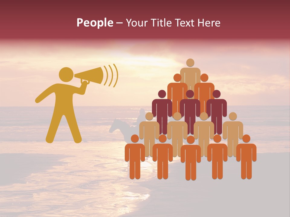 Landscape Sky Horseriding PowerPoint Template