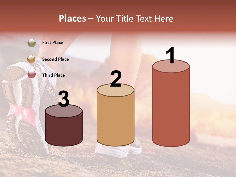 Leisure Woman Motion PowerPoint Template