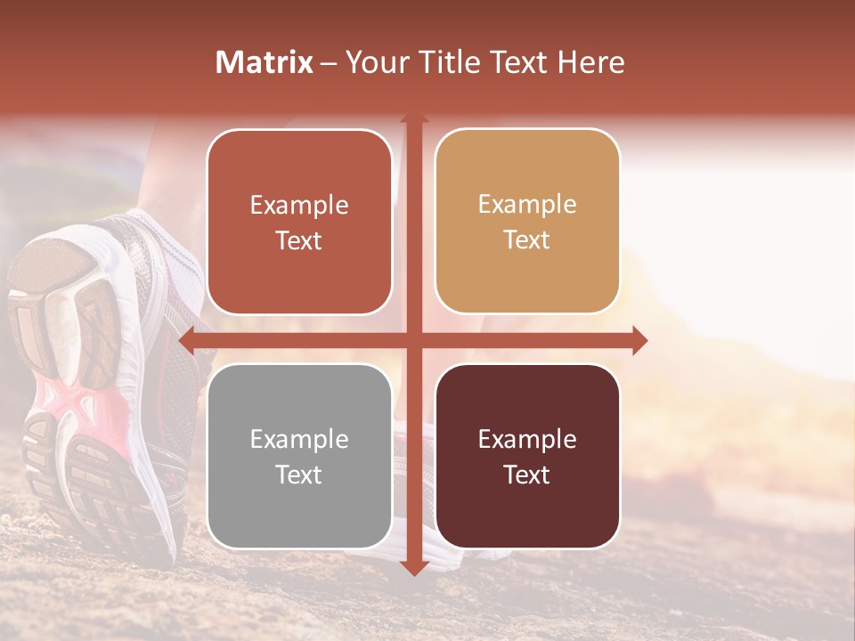 Leisure Woman Motion PowerPoint Template