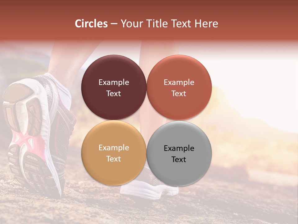 Leisure Woman Motion PowerPoint Template