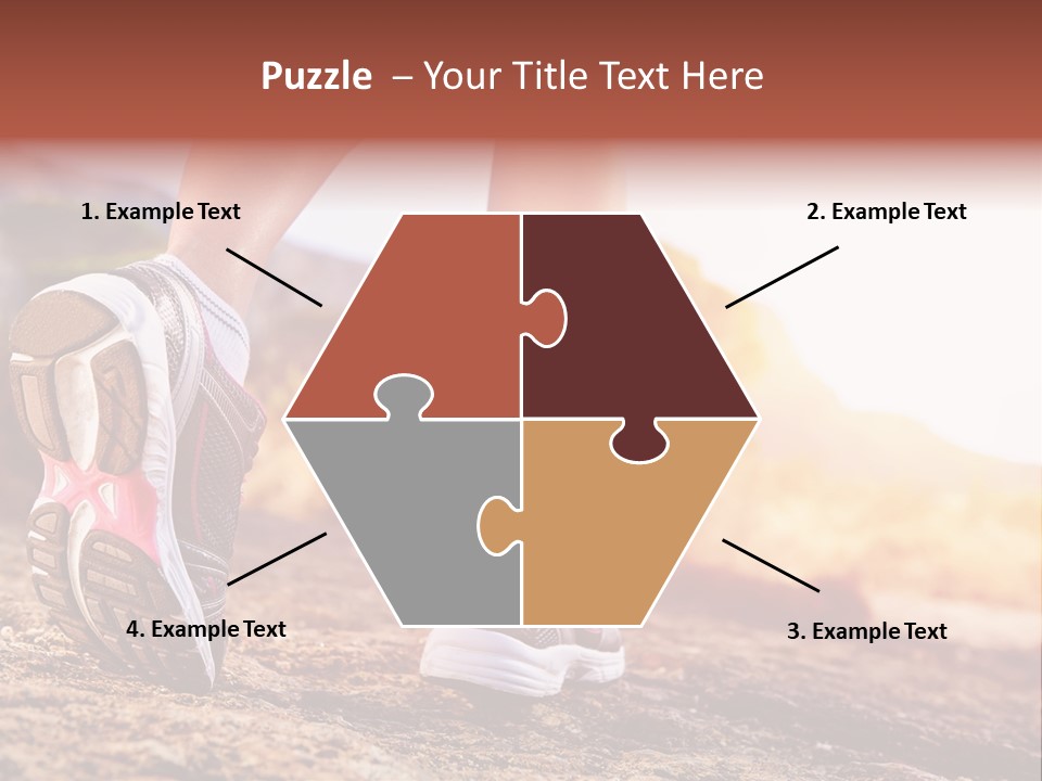 Leisure Woman Motion PowerPoint Template