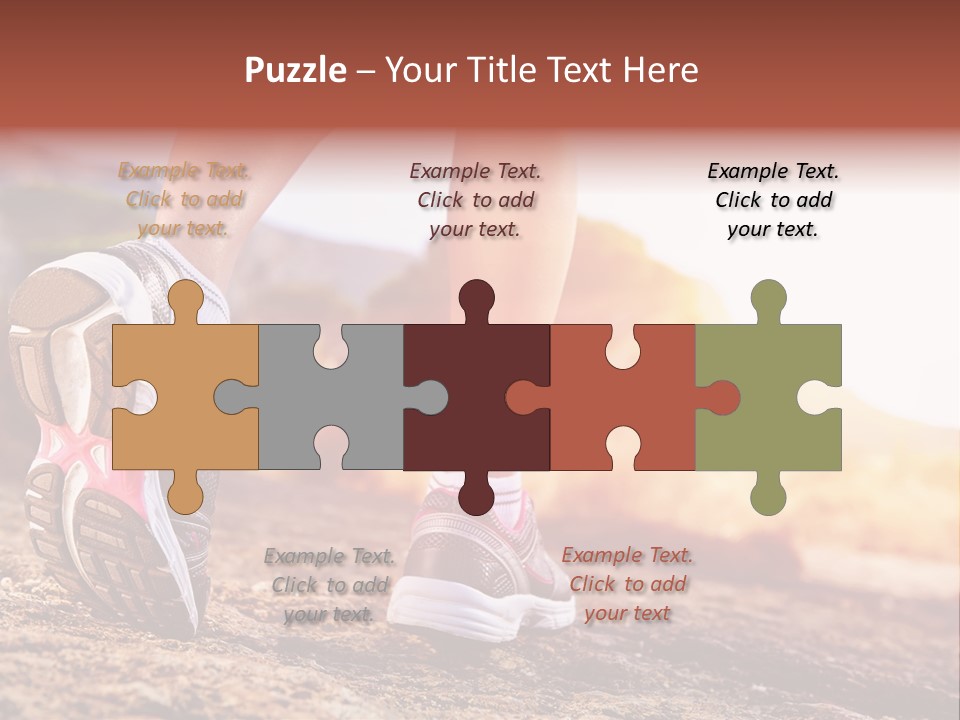 Leisure Woman Motion PowerPoint Template