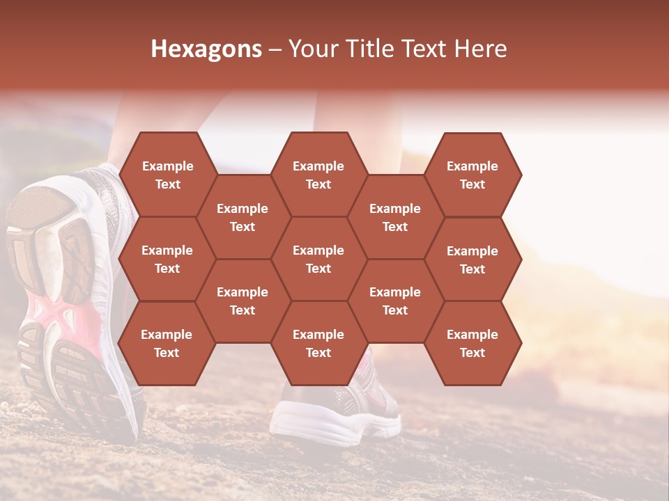 Leisure Woman Motion PowerPoint Template