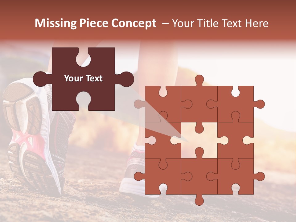 Leisure Woman Motion PowerPoint Template