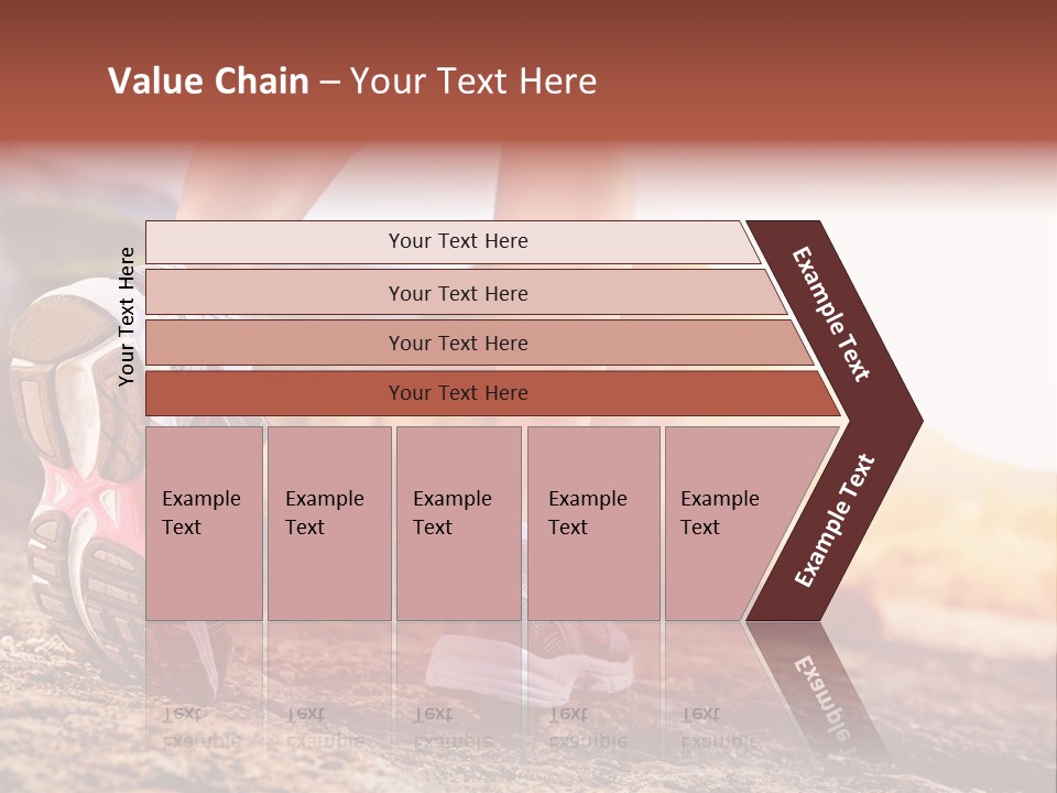 Leisure Woman Motion PowerPoint Template