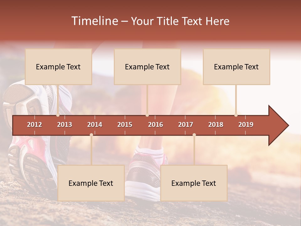 Leisure Woman Motion PowerPoint Template