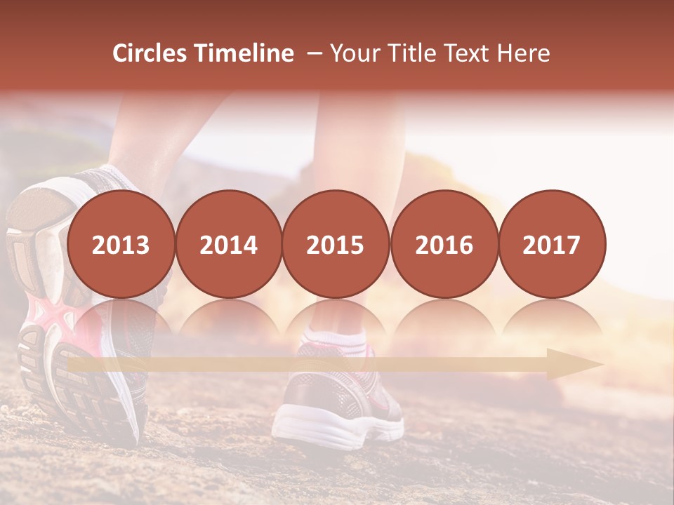 Leisure Woman Motion PowerPoint Template