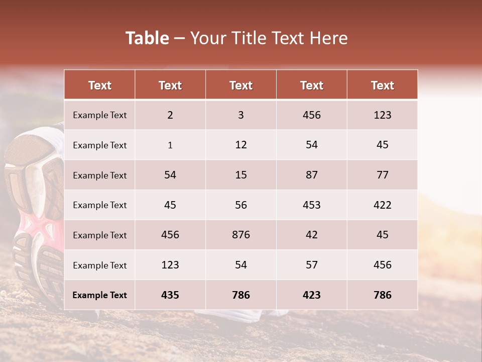 Leisure Woman Motion PowerPoint Template