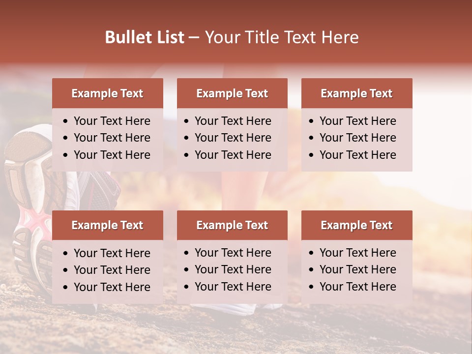 Leisure Woman Motion PowerPoint Template