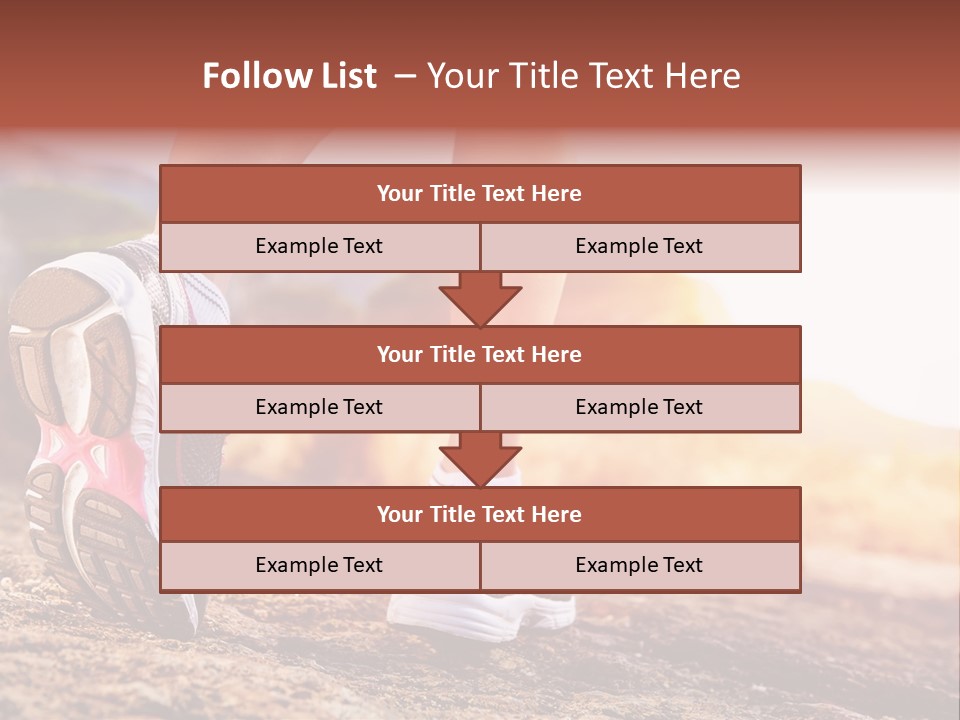 Leisure Woman Motion PowerPoint Template