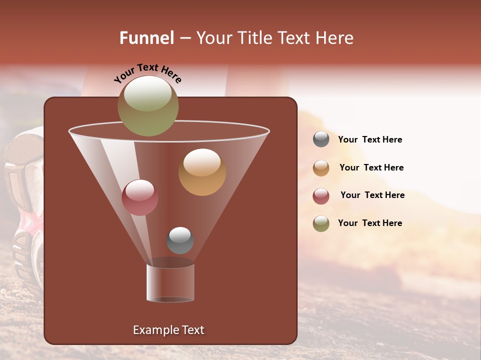 Leisure Woman Motion PowerPoint Template