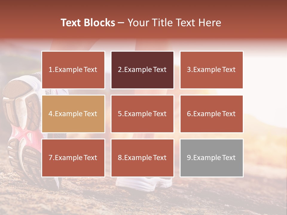 Leisure Woman Motion PowerPoint Template