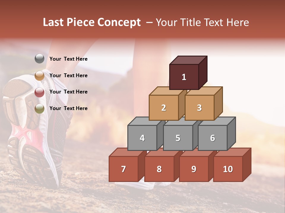 Leisure Woman Motion PowerPoint Template