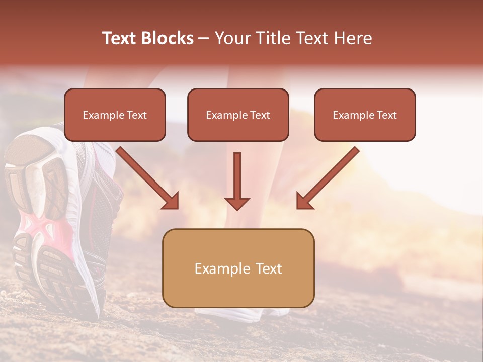 Leisure Woman Motion PowerPoint Template