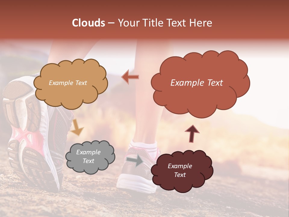 Leisure Woman Motion PowerPoint Template