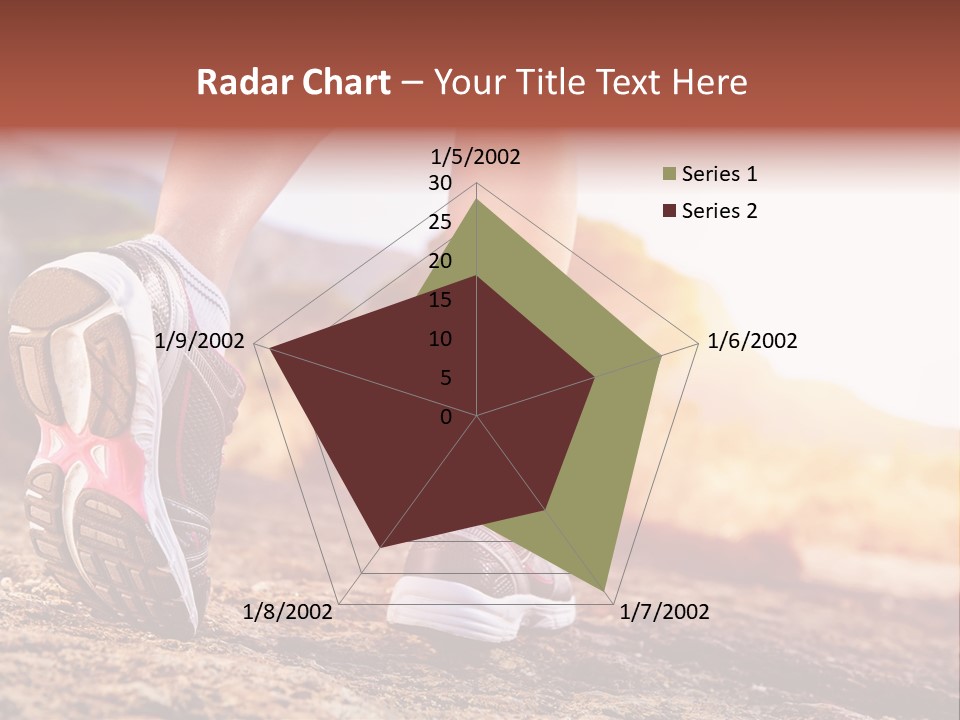 Leisure Woman Motion PowerPoint Template