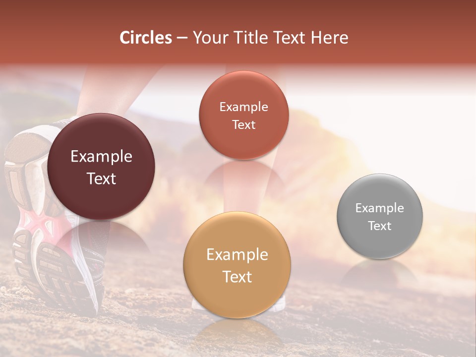 Leisure Woman Motion PowerPoint Template