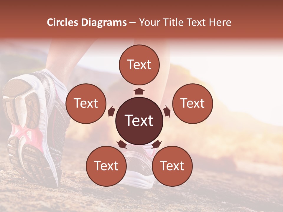 Leisure Woman Motion PowerPoint Template