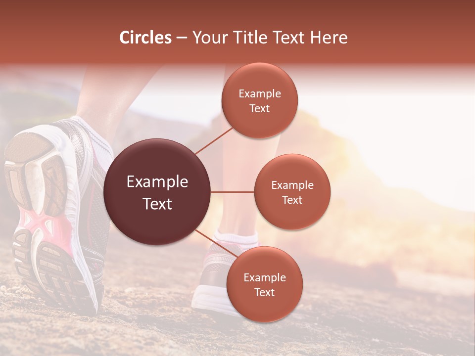 Leisure Woman Motion PowerPoint Template