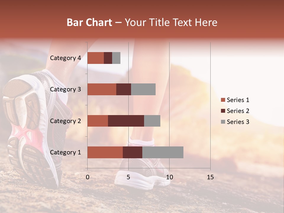 Leisure Woman Motion PowerPoint Template