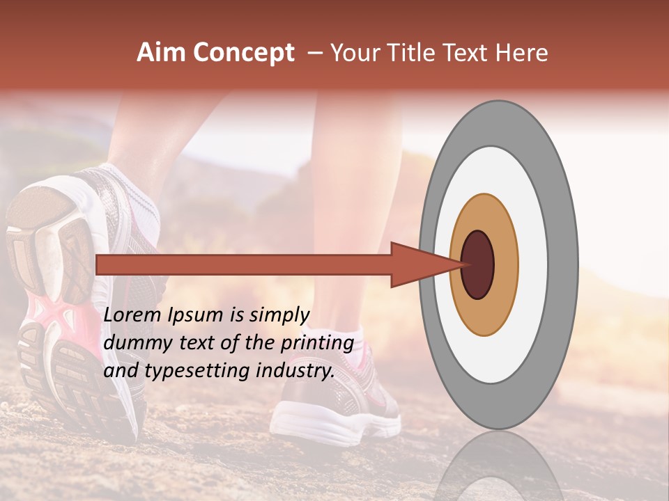 Leisure Woman Motion PowerPoint Template