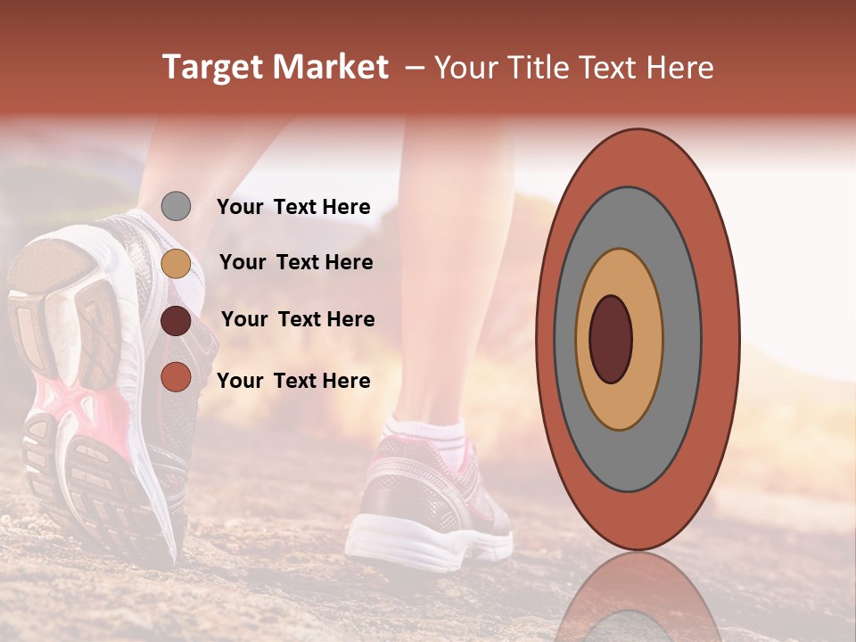 Leisure Woman Motion PowerPoint Template