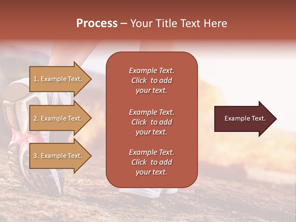 Leisure Woman Motion PowerPoint Template