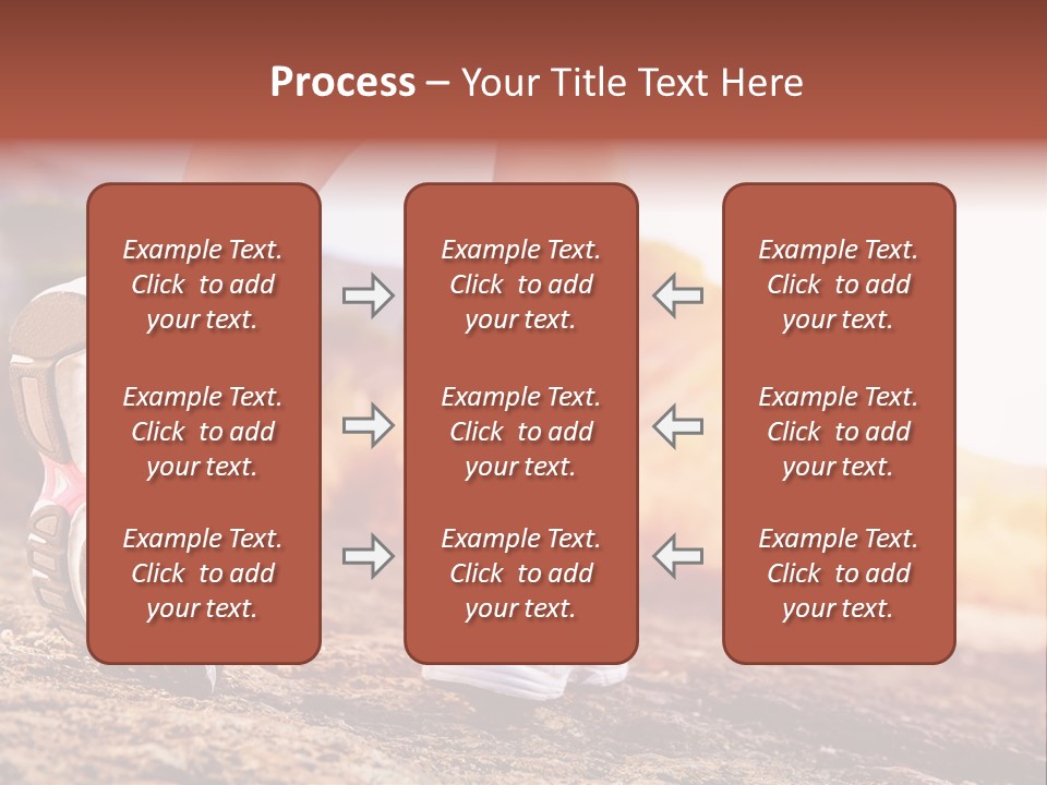 Leisure Woman Motion PowerPoint Template