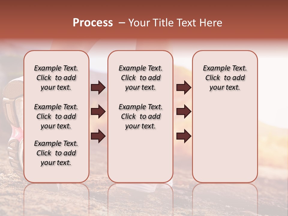 Leisure Woman Motion PowerPoint Template