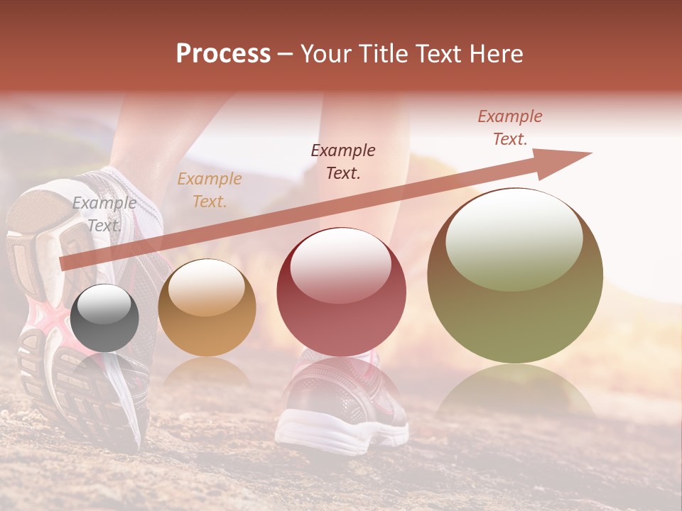 Leisure Woman Motion PowerPoint Template